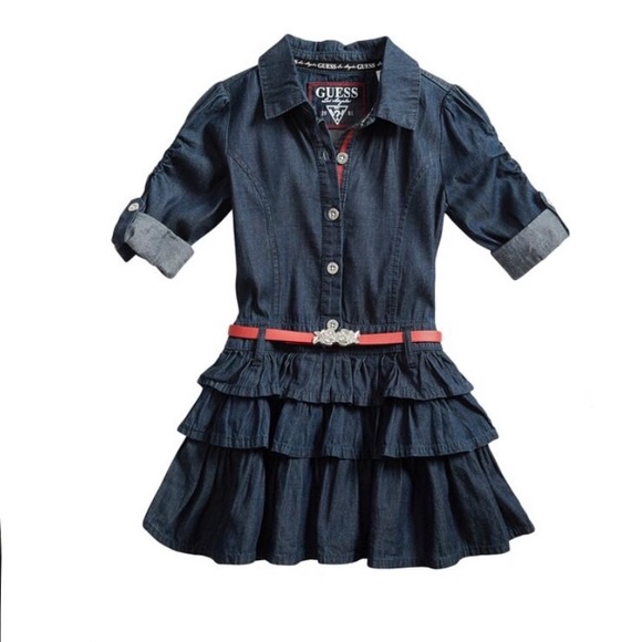 girls jean dress